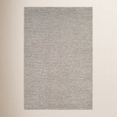 Ithaca Light Gray Ivory Hand-Woven Rug