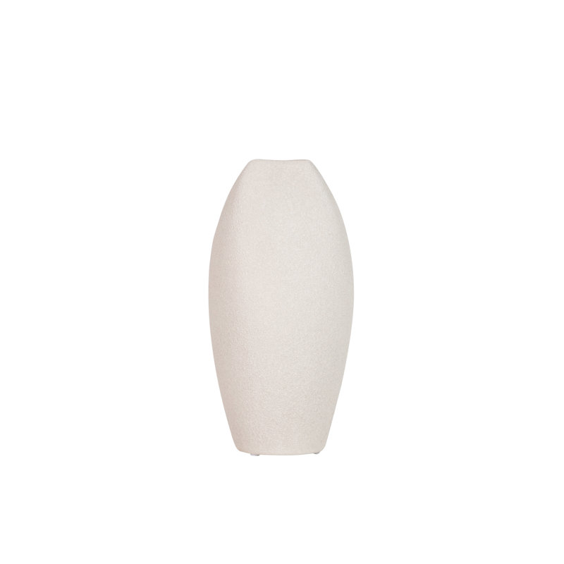Ceramic / Porcelain Table Vase, 40cm H x 18cm W x 18cm D, Grey
