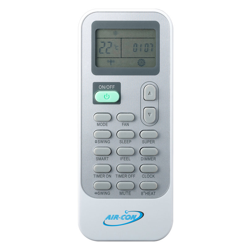 Air-Con 9000 BTU White Ductless Mini-Split Heat Pump with Remote