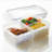 Easy Essentials™ Food Storage - Set of 2 Containers and 2 Lids