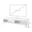 Weisser Unfinished TV Stand for TVs up to 75"