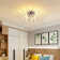 Alixa 50cm 6-Light Semi Flush Mount Crystal Ceiling Light