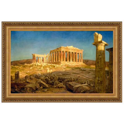 The Parthenon by Frederic Edwin Church Framed Print on Canvas