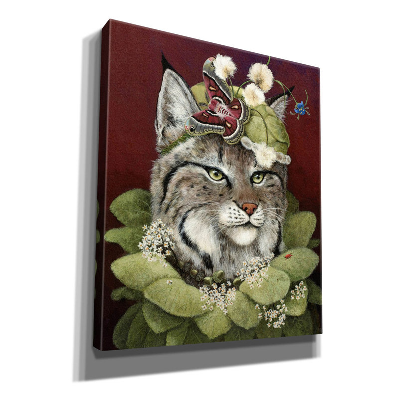 " Forest Ruff " by Carolyn Schmitz, 24" H x 20" W x 0.75" D