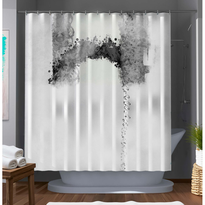 Rideau de douche abstrait Issael
