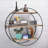 Alaina 3 Piece Circle Wood Floating Shelf-847772614