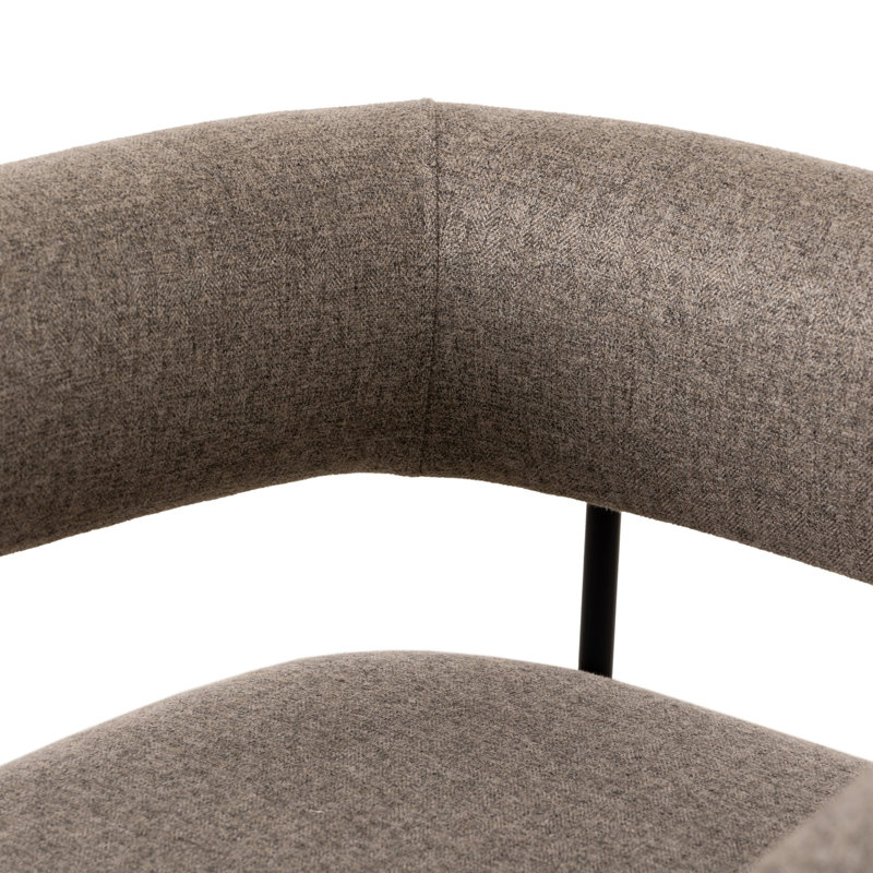 Grayson Counter and Bar Stool, Counter Stool (26.5" Seat Height), Solid, Orly Natural Polyester
