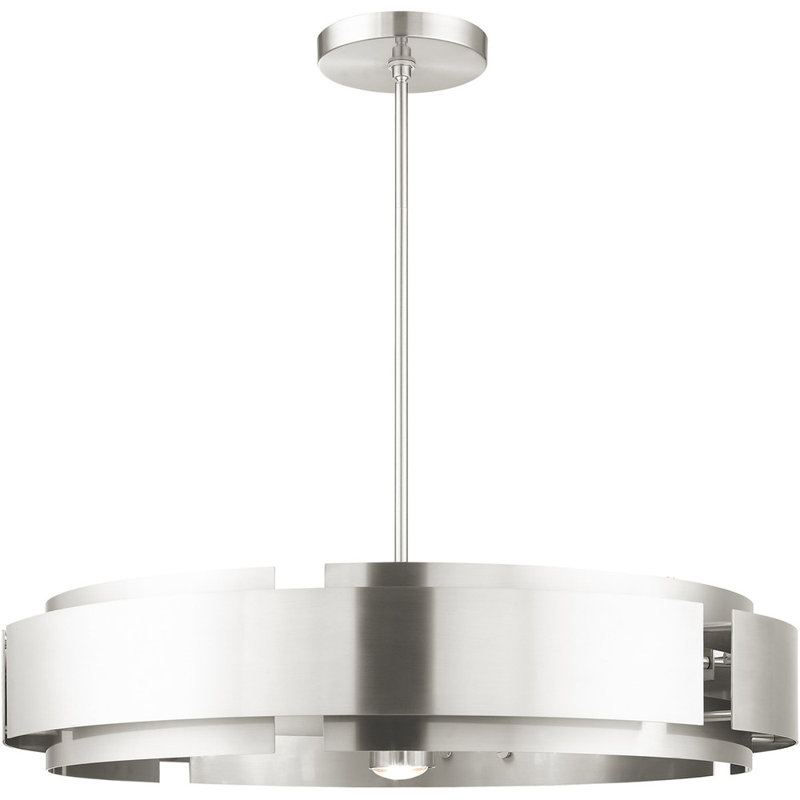 Lustre classique 7 lumières à abat-jour Jakiya