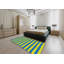 Tapis jaune/bleu à motifs Artlone-321247384