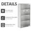 Tyree 300mm W 600mm H Surface Framed Medicine Cabinet Mirror 3 Fixed