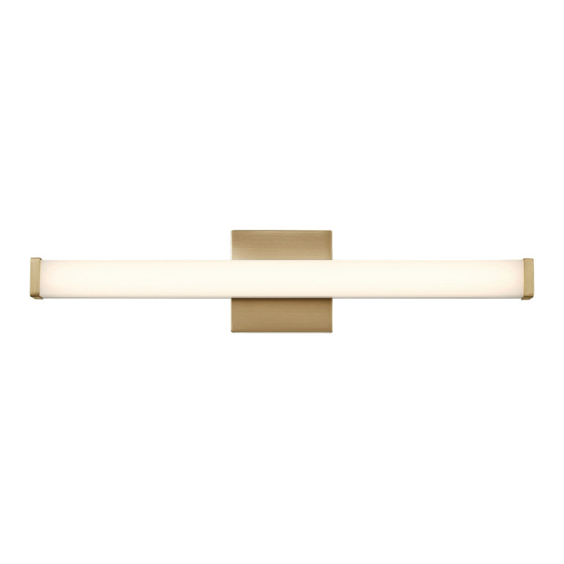Éclairage pour meuble-lavabo à DEL Ronning, Doré, H 2 po x l 24 po x P 2 po