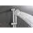 Shower System With Shower Head, Hand Shower, Slide Bar, Bodysprays, Shower Arm, Hose, Valve Trim, And Lever Handles