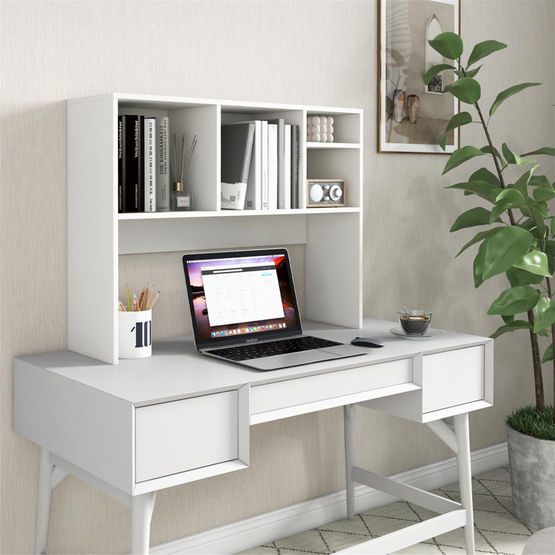 Rocchi Manufactured Wood Desk Organiser, White