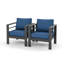 Ensemble de 2 chaises de patio en aluminium avec coussin (ensemble de 2)-106035418-106035416