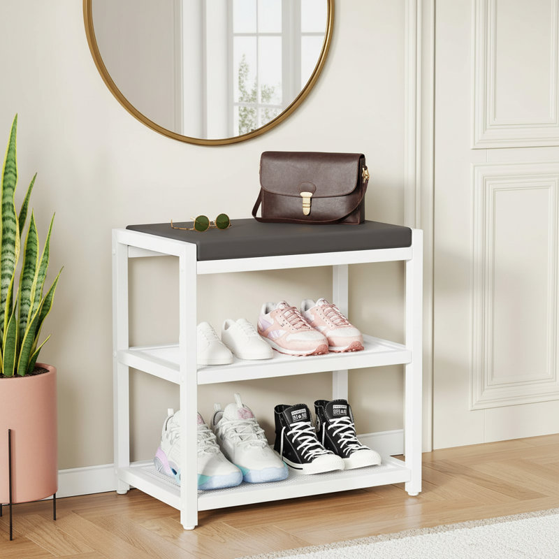Petit banc de rangement pour chaussures