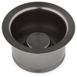 3-1/2" Brass Kitchen Garbage Disposal Flange and Stopper