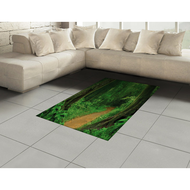 Tapis décoratif Jungle, Rectangle— 4 pi x 5 pi 8 po
