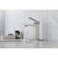 Robinet de lavabo de salle de bain en nickel brossé, robinet de robinet cascade à poignée simple, acier inoxydable haut et durable, empreinte digitale corrosive - finition, éclaboussure silencieuse - qualité de meuble-lavabo fonctionnant à écoulement d'eau-121626857