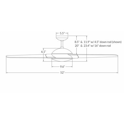 Outdoor Downrod Ceiling Fan