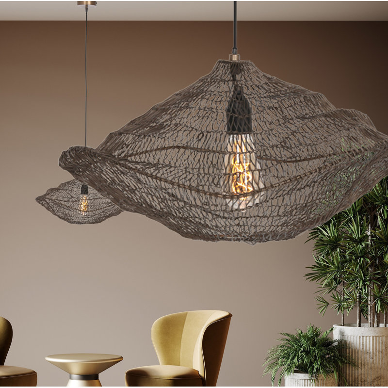 Aubreah 1 - Light Antique Bronze Unique/Statement Pendant