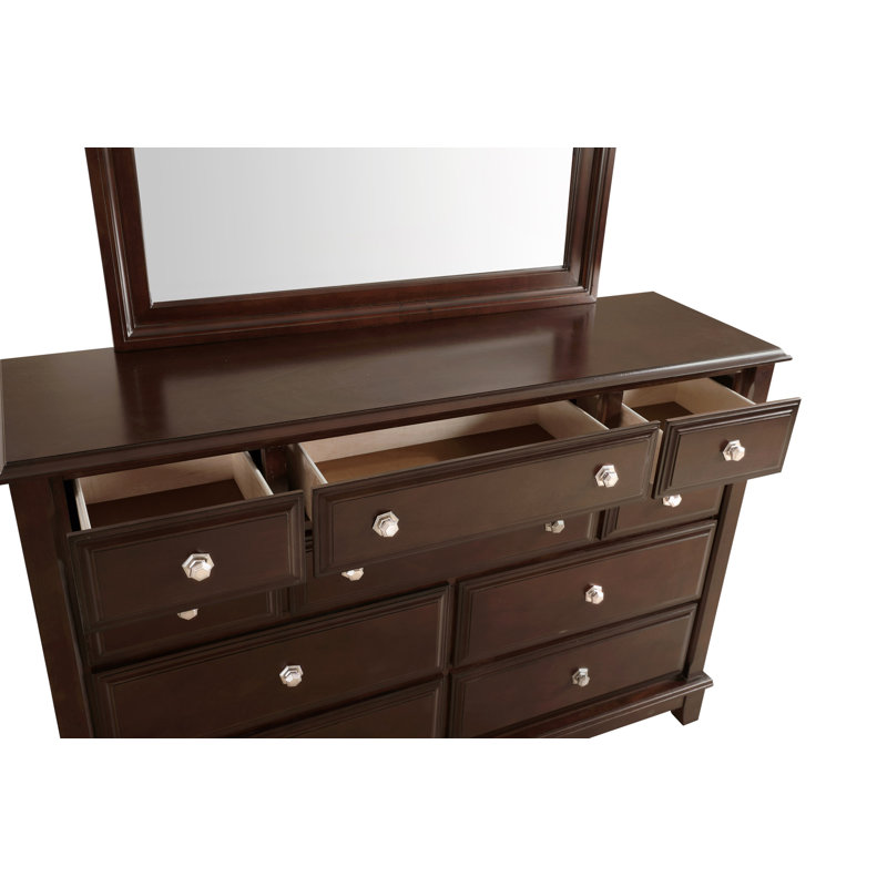 Commode 10 tiroirs Middle Century