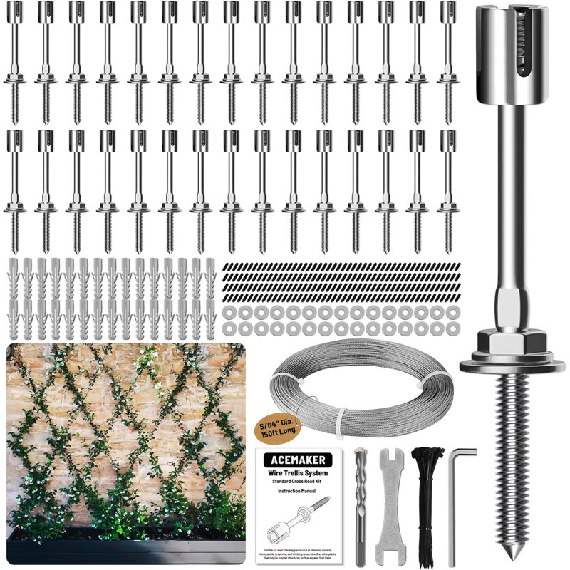 3.5'' H x 0.5'' W Stainless Steel Expanding