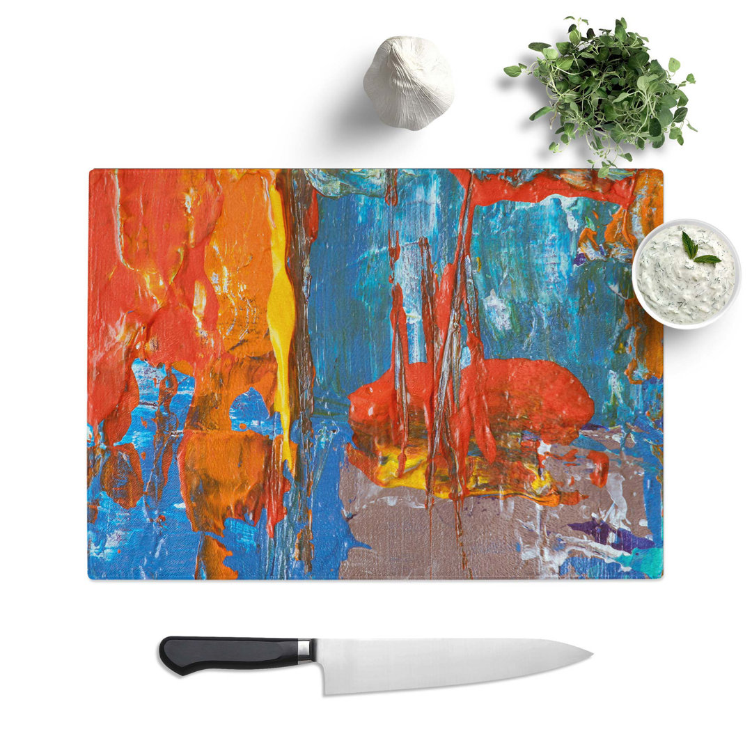 Tempered Glass Art Painting Vol.349 Chopping Board