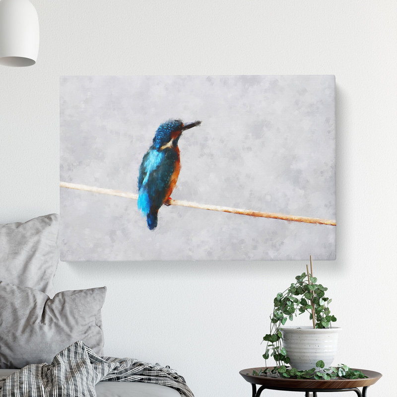 Kingfisher Bird Vol.2 - Wrapped Canvas, 50cm H x 76cm W x 3cm D