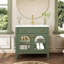 Meuble-lavabo autoportant avec tablette de rangement-568889066