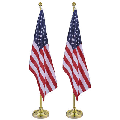 Ensemble de drapeaux en polyester 2 faces