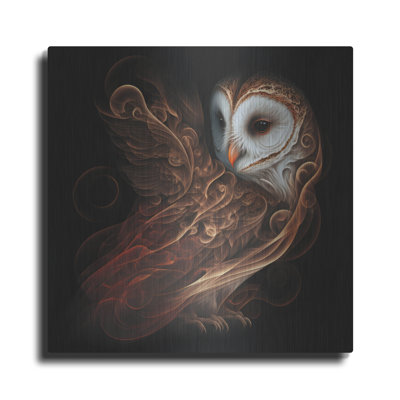 Loon Peak® «Sova» par The Golden Valley, art mural en métal