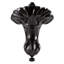Baignoire de trempage sur pieds 59 "avec drain, pattes et plateau en bambou 59" Streamline-75959922-75959927