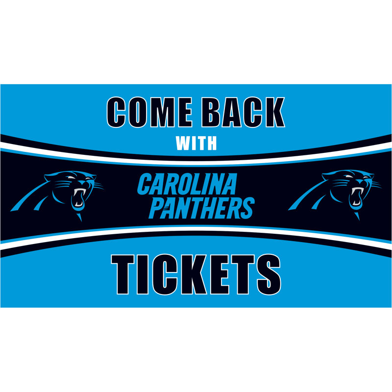 Paillasson en PVC, NFL Carolina Panthers