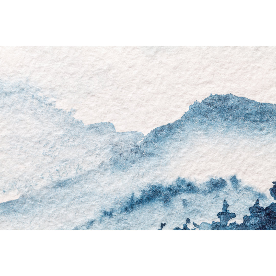 Aquarellmalerei auf Leinwand. - Leinwandbild