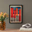 Geometric Red And Blue by Oliver Gal-68916484-68916483