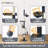 Tucker Murphy Pet™ Floor to Ceiling 104”-115” Height Adjustable Multi-Tier Cat Tree, Multiple Options-107173396