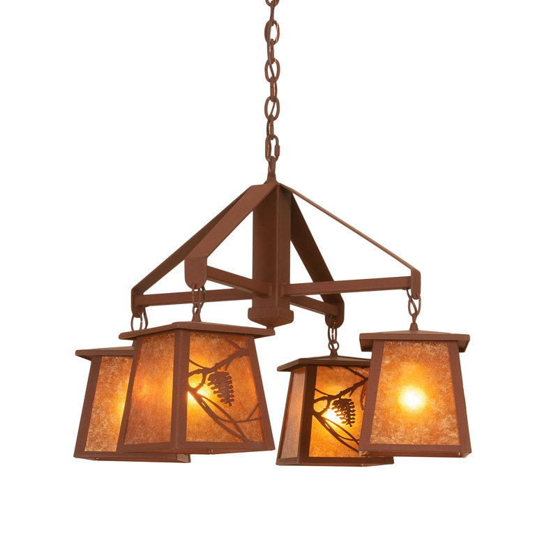 Rustic Lodge 4 - Light Chandelier