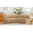 Hirah Upholstered Curved Sectional Reversible-89266560