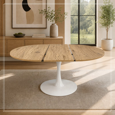 Halee ronde extensible avec base en métal