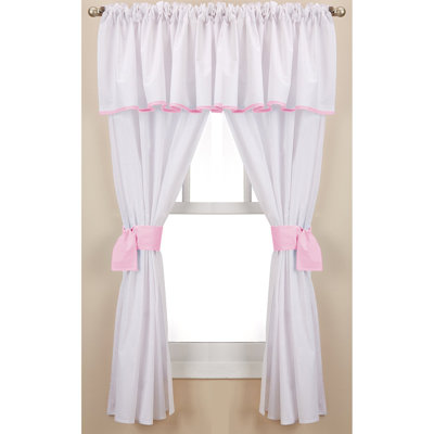 Vilray Cotton Blend Sheer Curtain Pair