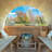 4-Person  Outdoor Barrel Sauna with View Window,Electric Heater,Sauna Starter Kit-96914260