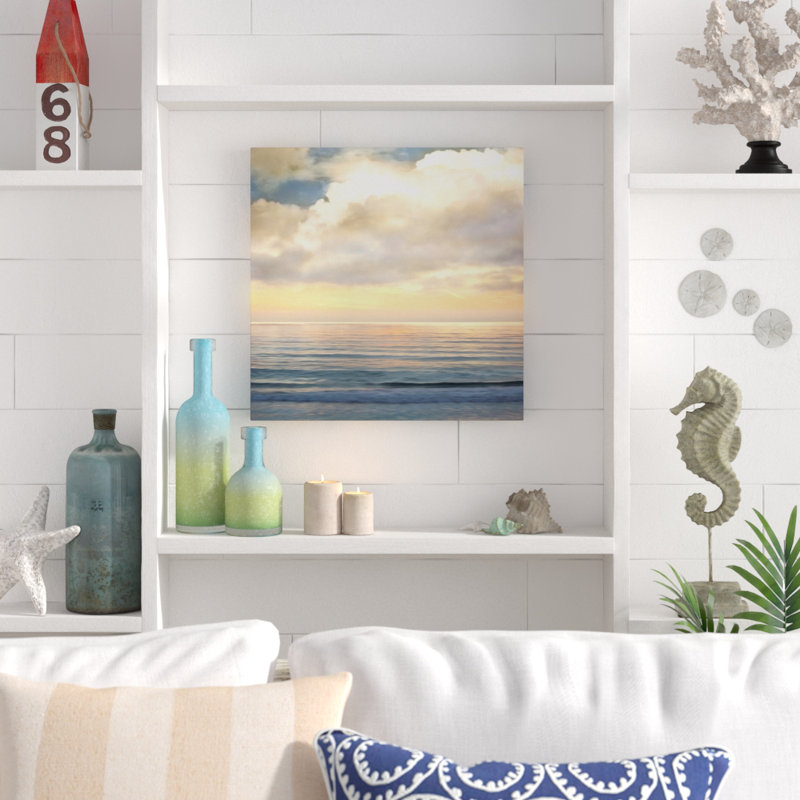 « ocean light i », reproduction de photo sur toile, H 12 po x l 12 po x P 0,75 po