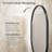 Amara Oval Tempered Glass and Aluminum Alloy Framed French Cleat Mounted Wall Mirror-1202252393-1178521312