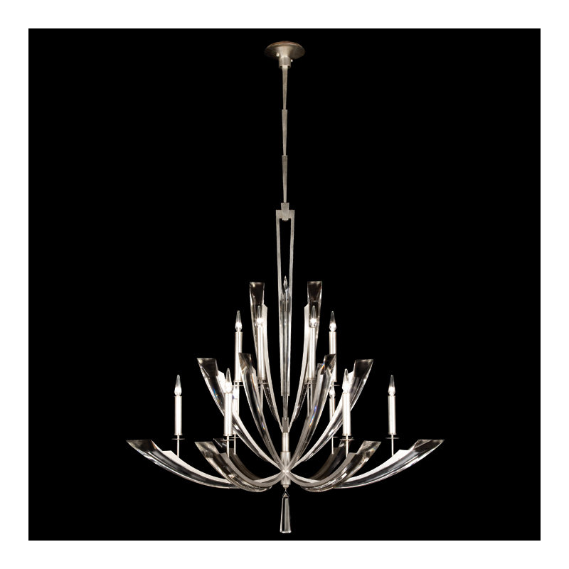 Lustre rond 54 po Vol de Cristal