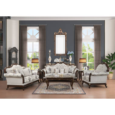 Rosdorf Park Cutrer 6 - Piece Velvet Living Room Set