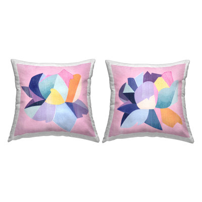 Geometric Indoor/Outdoor Throw Pillow