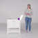 Krish 30'' Single Bathroom Vanity with Engineered Marble Top