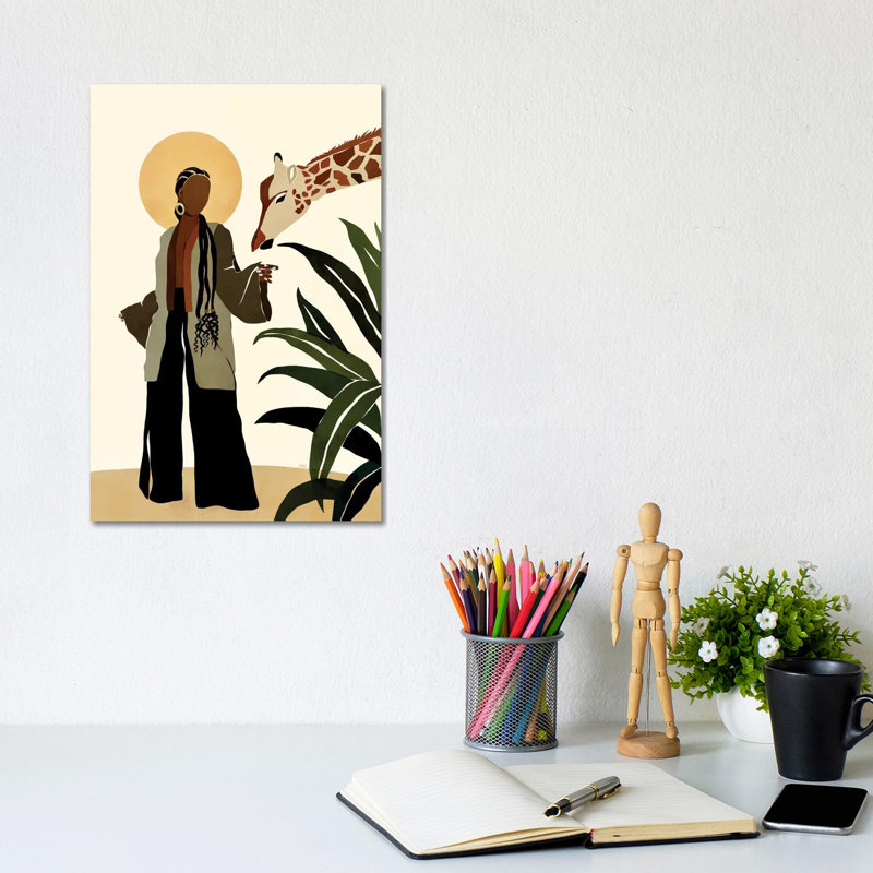 Ari par Brie Nicole-impression d’art graphique, Toile tendue, Pas de tapis, H 12 po x l 8 po x P 0,75 po