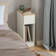 Breyonna Modern Narrow End Table Nightstands Set of 2 with drawers