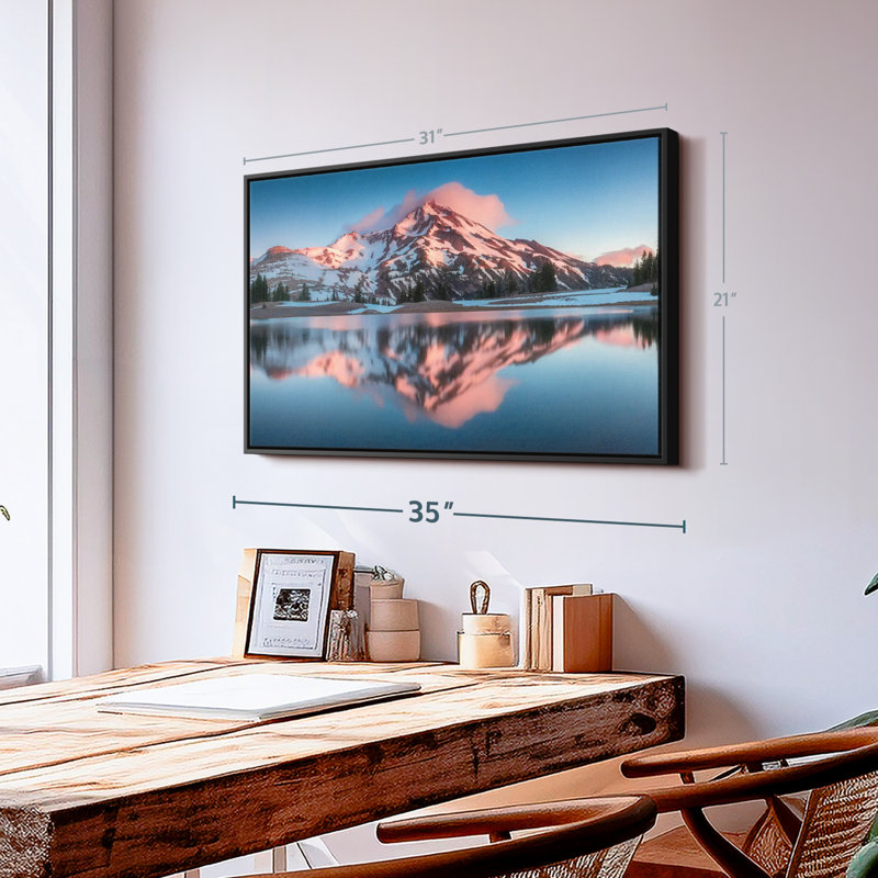 Impression sur toile South Sister Mountains, H 21 po x l 31 po